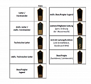 WW-Schulterklappen, gold, Kreisebene